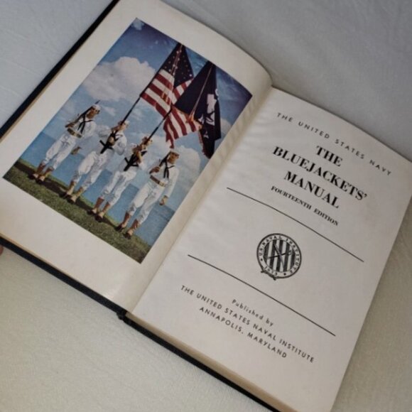 The Bluejackets' Manual Vintage Book 1950 Fourteenth Edition Navy History - Picture 5 of 10